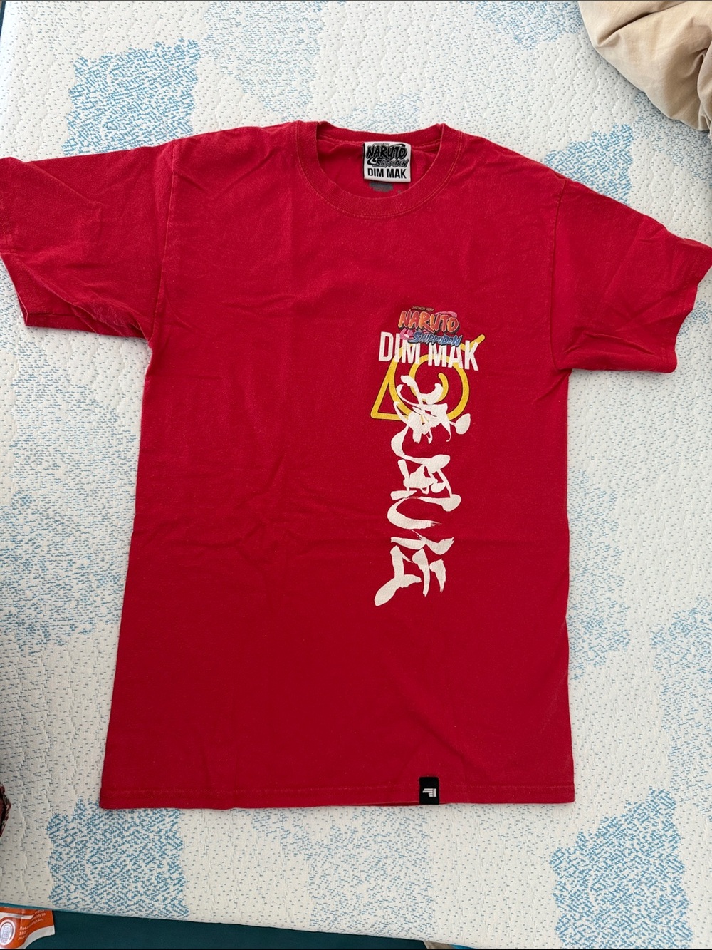 Naruto Red Graphic Tee DIM MAK Collaboration- Men's Short Sleeve Shirt